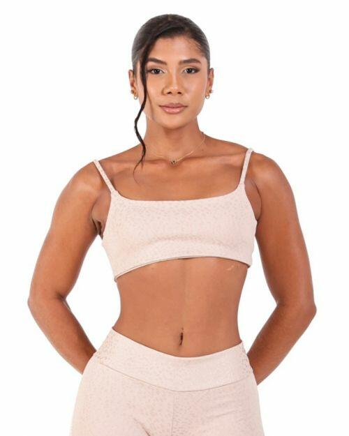 Top Ju Jacquard Poá