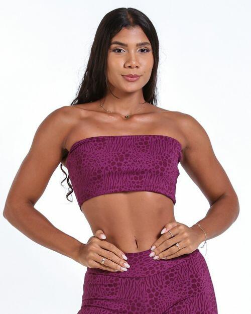 Top Faixa Feline (P)