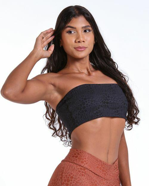 Top Faixa Feline (P)