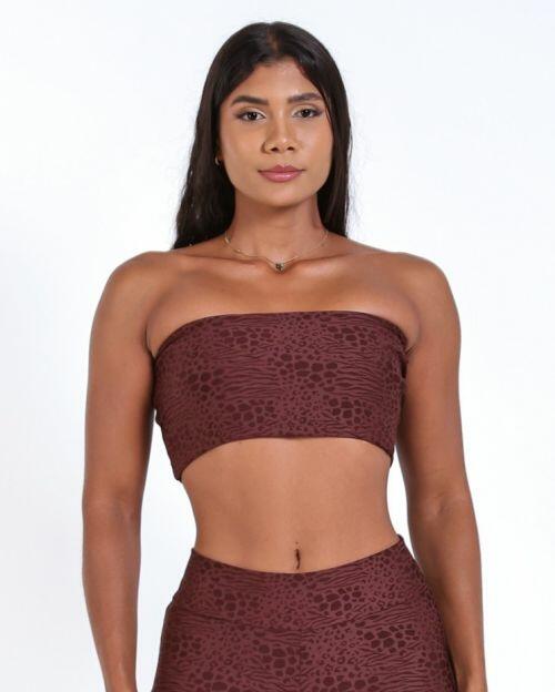 Top Faixa Feline (P)