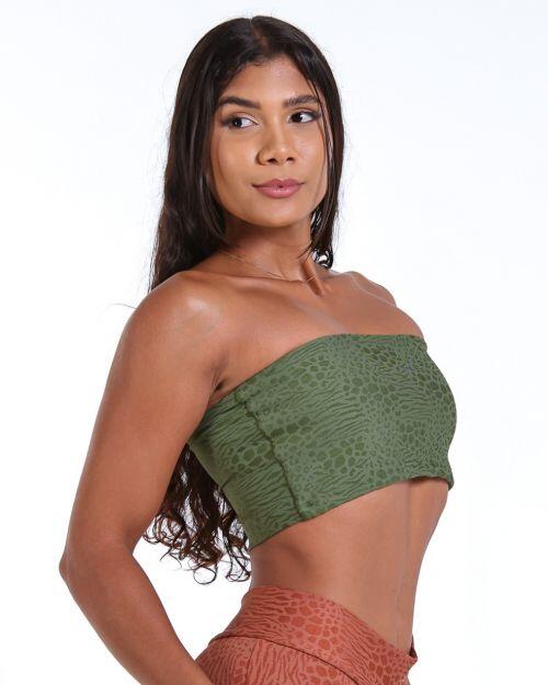 Top Faixa Feline (P)