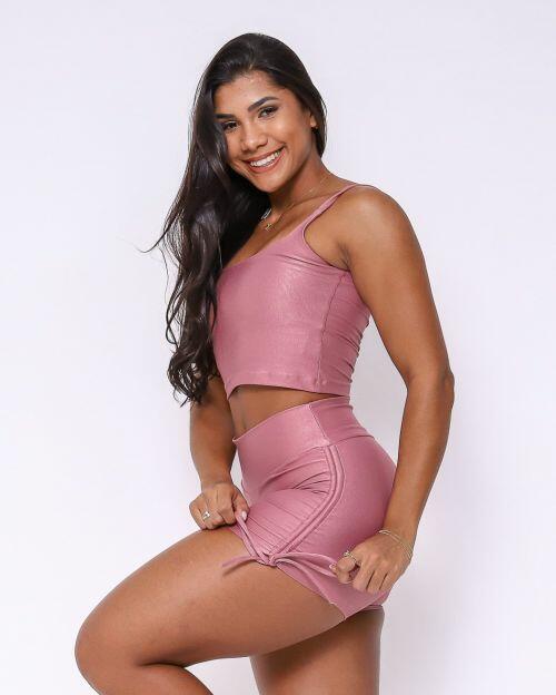 Conjunto Short Cross Compressão + Top Regatinha