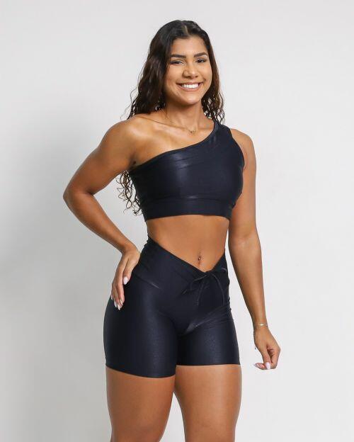 Conjunto Short Empina Compressão + Top Paloma