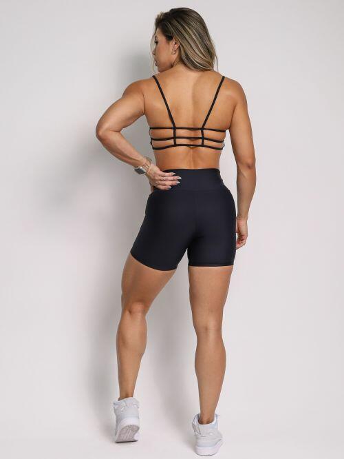Conjunto Short Bermuda Compressão + Top Aline