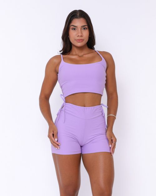 Conjunto Short Empina Ajuste Light + Top Lu