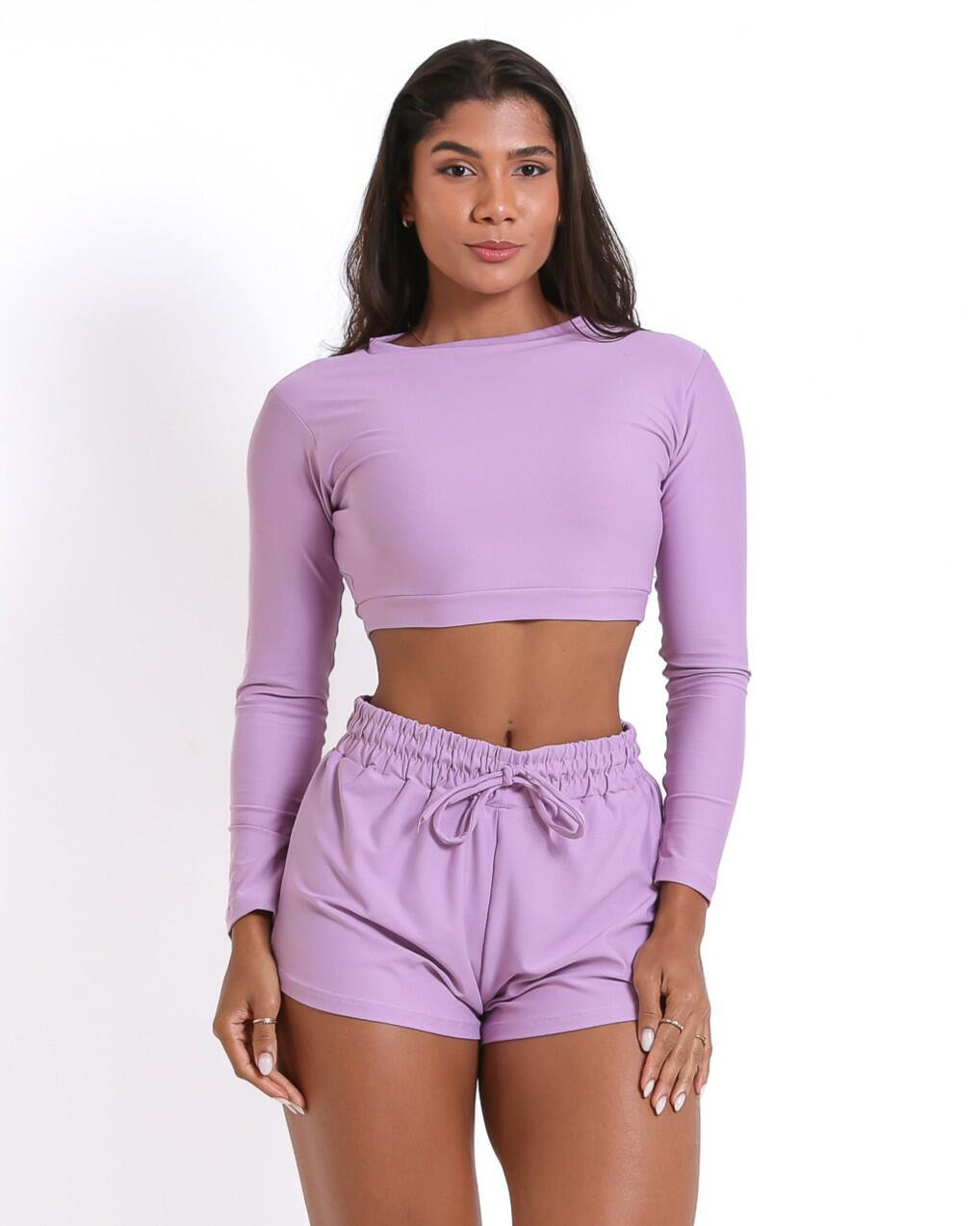 Conjunto Short Boxer Basic Light + Top Maria