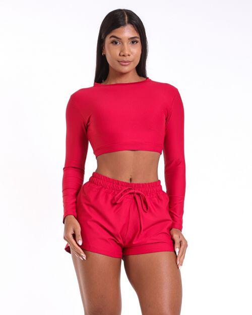 Conjunto Short Boxer Basic Light + Top Maria