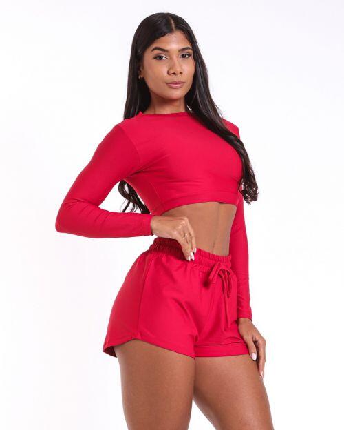 Conjunto Short Boxer Basic Light + Top Maria