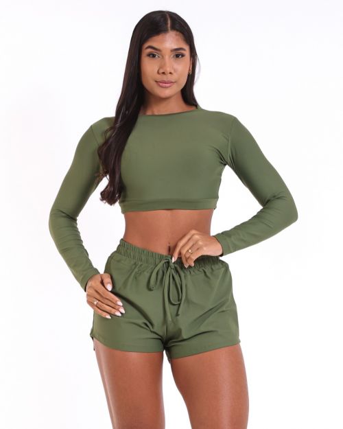 Conjunto Short Boxer Basic Light + Top Maria