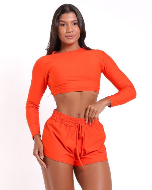 Conjunto Short Boxer Basic Light + Top Maria