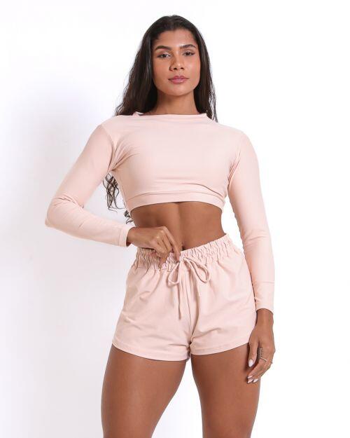 Conjunto Short Boxer Basic Light + Top Maria