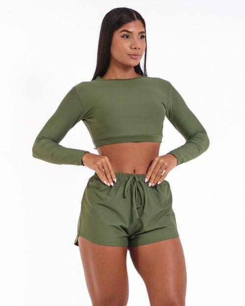 Conjunto Short Boxer Basic Light + Top Maria