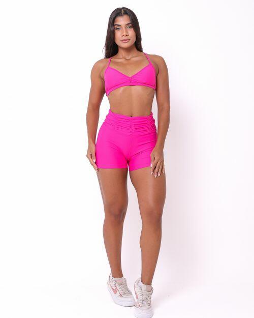 Conjunto Short Básico Cós Franzido Light + Top Rafa