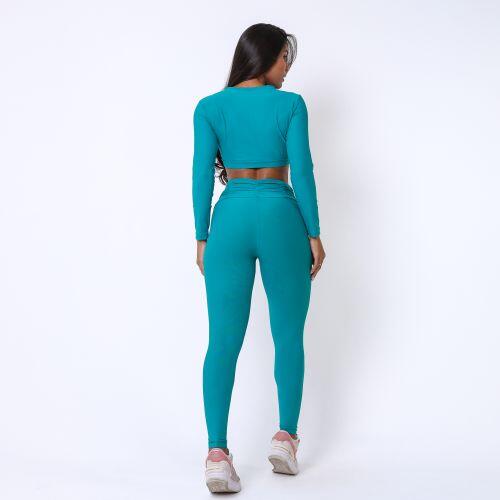 Conjunto Cal�a B�sica C�s Franzido Light + Top Maria