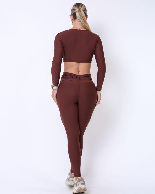 Conjunto Cal�a B�sica C�s Franzido Light + Top Maria