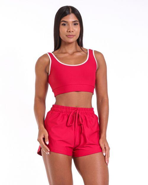 Conjunto Short Boxer Basic Light + Top Scandal
