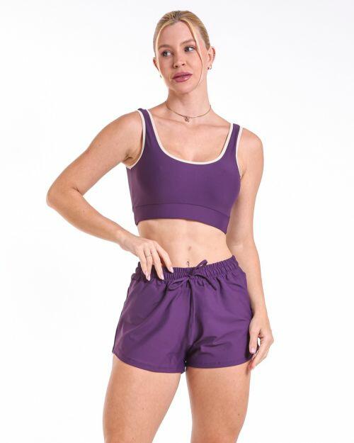 Conjunto Short Boxer Basic Light + Top Scandal