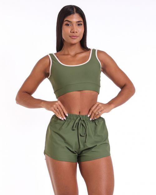 Conjunto Short Boxer Basic Light + Top Scandal