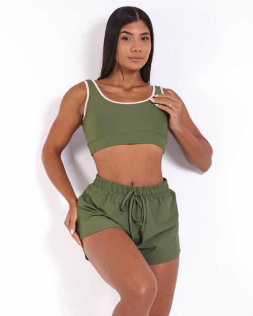 Conjunto Short Boxer Basic Light + Top Scandal