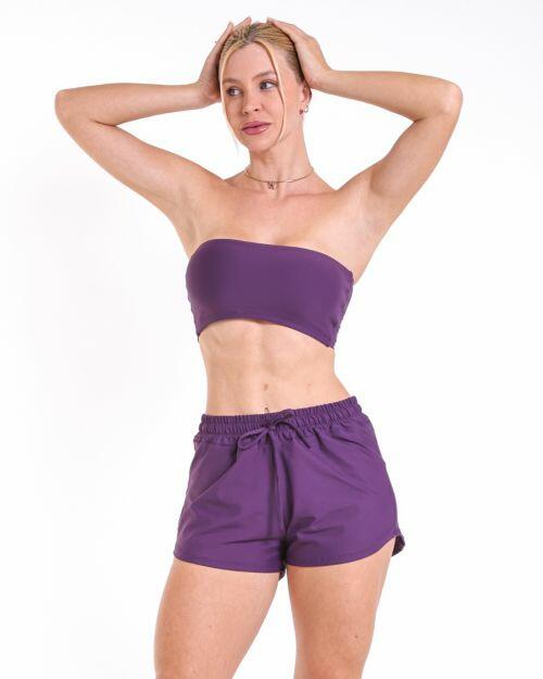 Conjunto Short Boxer Basic Light + Top Faixa