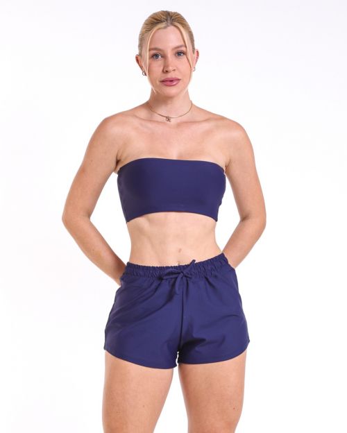 Conjunto Short Boxer Basic Light + Top Faixa