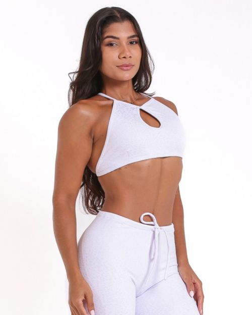 Top Erika Jacquard Poá