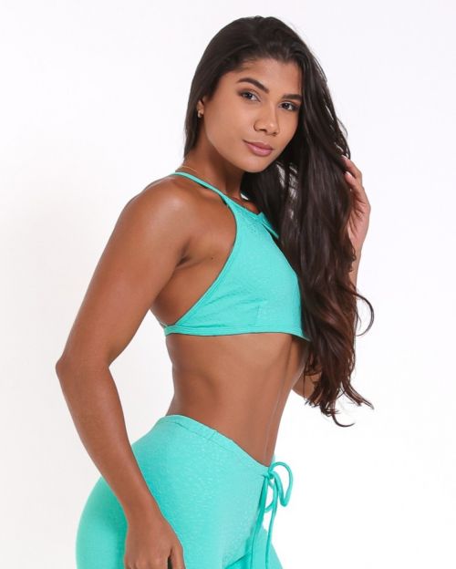 Top Erika Jacquard Poá