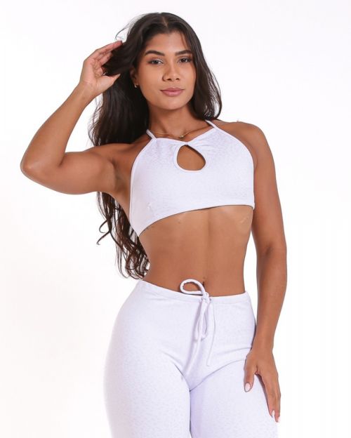 Top Erika Jacquard Poá