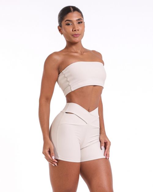 Conjunto Short B�sico C�s Cruzado Light + Top Faixa
