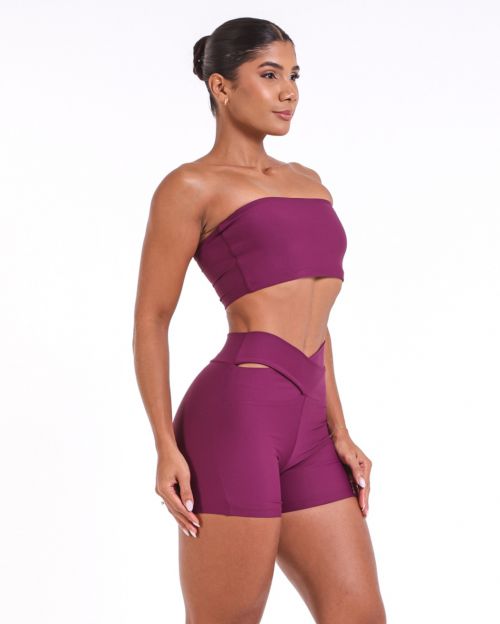 Conjunto Short B�sico C�s Cruzado Light + Top Faixa