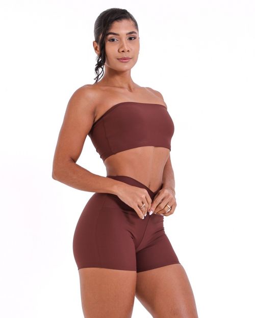 Conjunto Short B�sico C�s Cruzado Light + Top Faixa