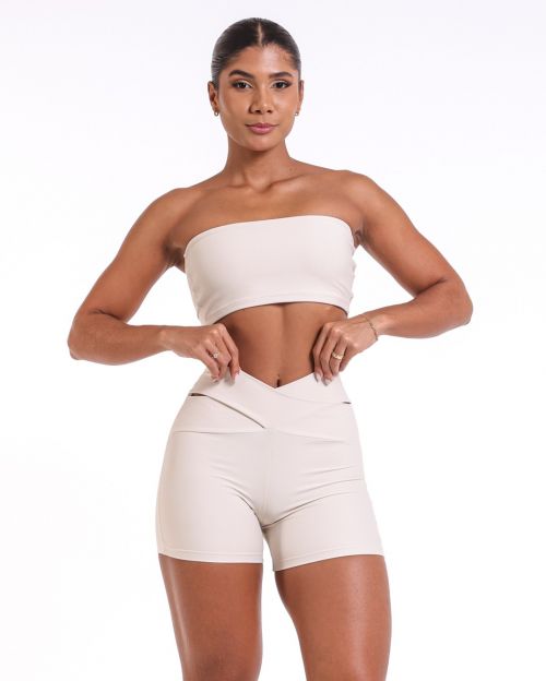 Conjunto Short B�sico C�s Cruzado Light + Top Faixa