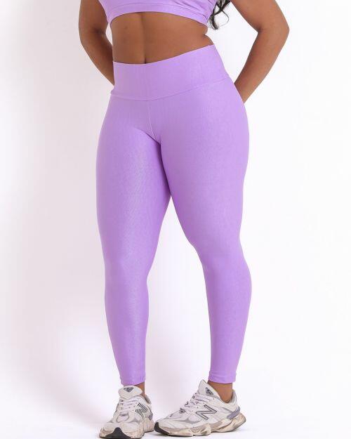 Cal�a Legging B�sica M�dia Compress�o