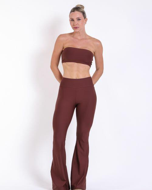 Conjunto Cal�a Flare Light + Top Faixa