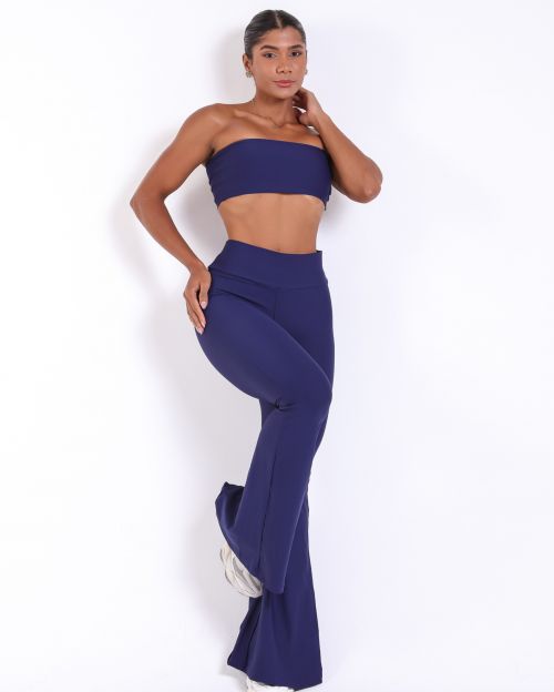 Conjunto Cal�a Flare Light + Top Faixa