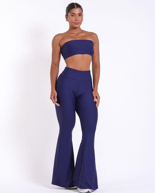 Conjunto Cal�a Flare Light + Top Faixa