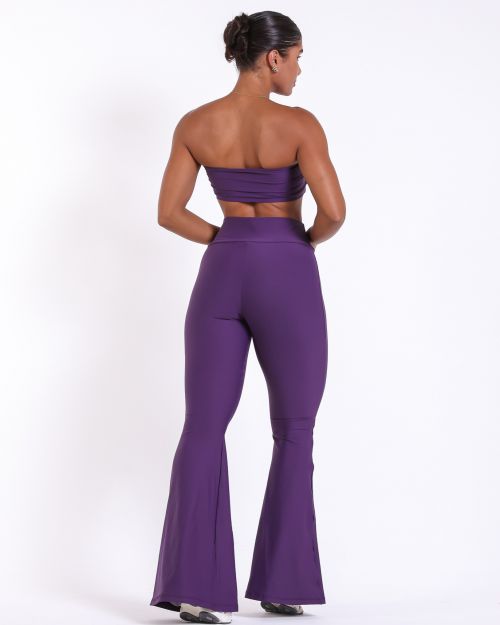 Conjunto Cal�a Flare Light + Top Faixa