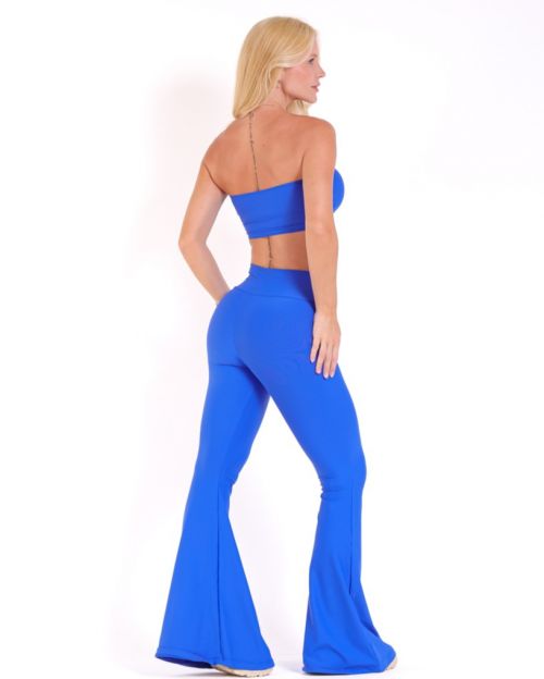 Conjunto Calça Flare Light + Top Faixa