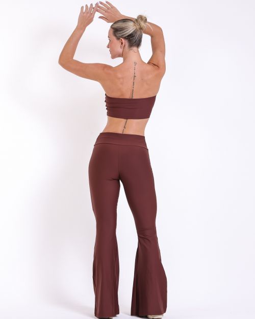 Conjunto Cal�a Flare Light + Top Faixa