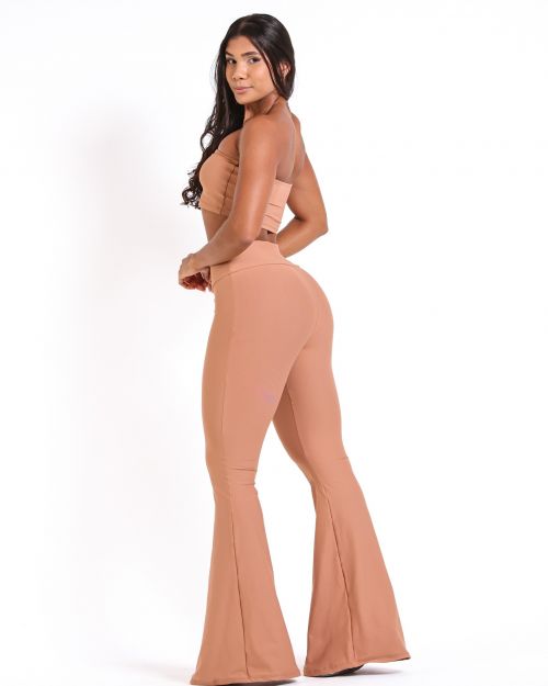 Conjunto Cal�a Flare Light + Top Faixa