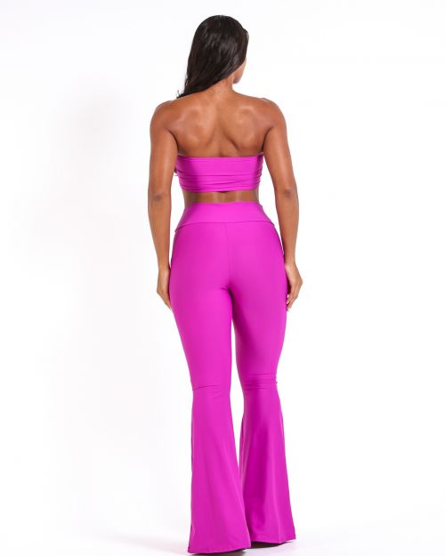 Conjunto Cal�a Flare Light + Top Faixa