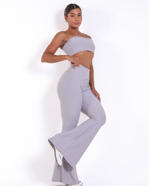Conjunto Cal�a Flare Light + Top Faixa