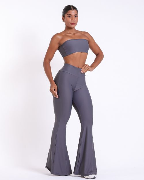 Conjunto Cal�a Flare Light + Top Faixa