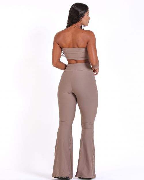 Conjunto Cal�a Flare Light + Top Faixa
