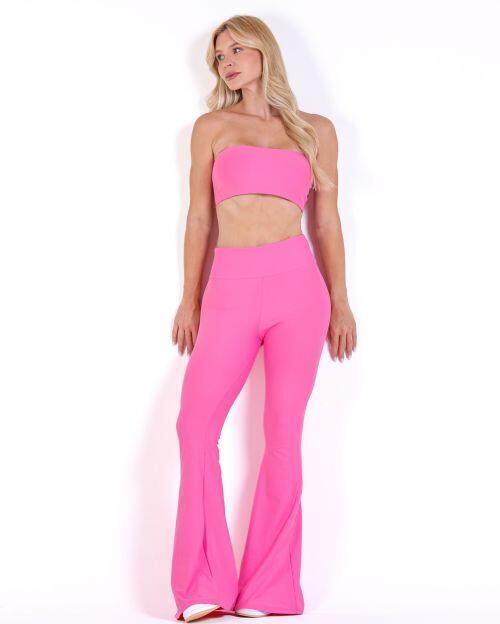 Conjunto Cal�a Flare Light + Top Faixa