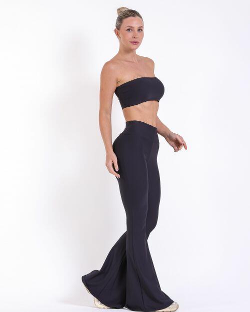 Conjunto Cal�a Flare Light + Top Faixa
