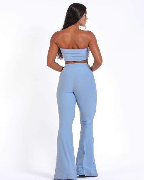 Conjunto Cal�a Flare Light + Top Faixa