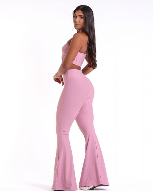 Conjunto Cal�a Flare Light + Top Faixa