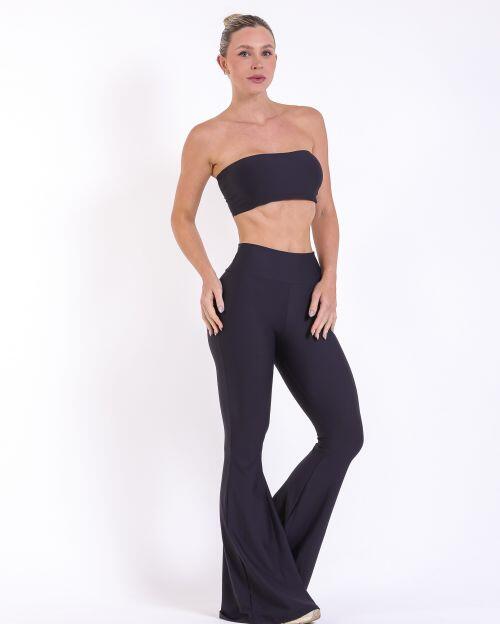 Conjunto Cal�a Flare Light + Top Faixa