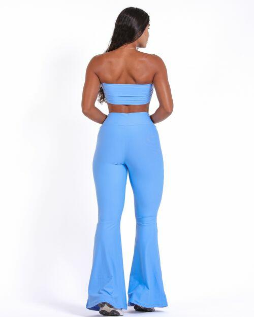Conjunto Cal�a Flare Light + Top Faixa
